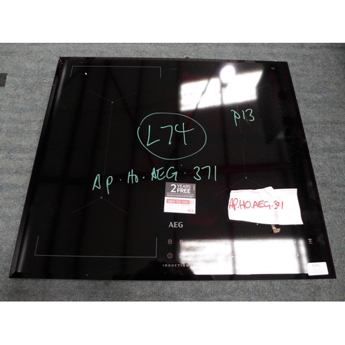 3241 - AEG  4-Zone Induction Hob Model: IKE64441FB H44xW590xD520  Original RRP £449.17 inc VAT * This lot i... 