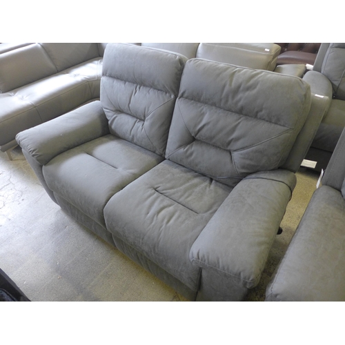 1623 - Kuka Fabric 2 Seat Sofa  power recliner, Original RRP £916.66 + vat (4113-4)  * This lot is subject ... 