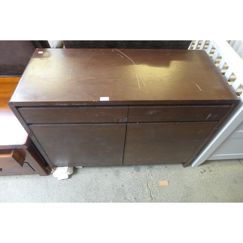 1689 - A cherrywood four drawer rectangular coffee table