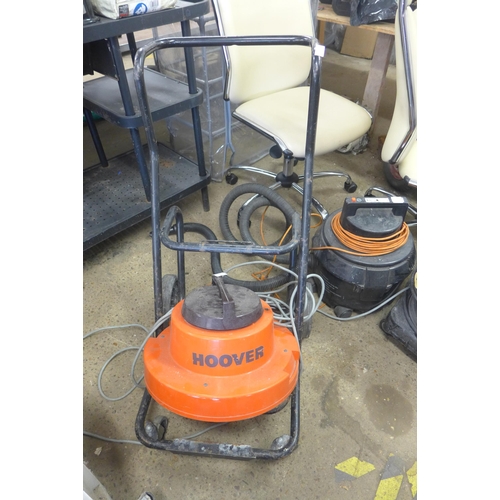 2336 - Hoover industrial vacuum cleaner with trolley