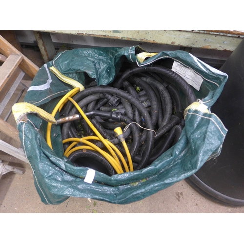 2366 - Large rubble sack of Henry vacuum cleaner pipes/hoses