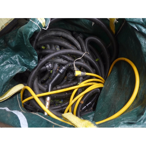 2366 - Large rubble sack of Henry vacuum cleaner pipes/hoses