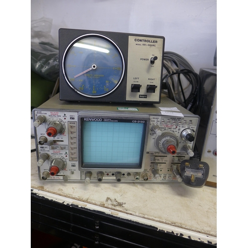 2219 - Laboratory job lot: Anritsu auto calibrating spectrum analyzer MS2601b - W, delayed sweep oscillscop... 