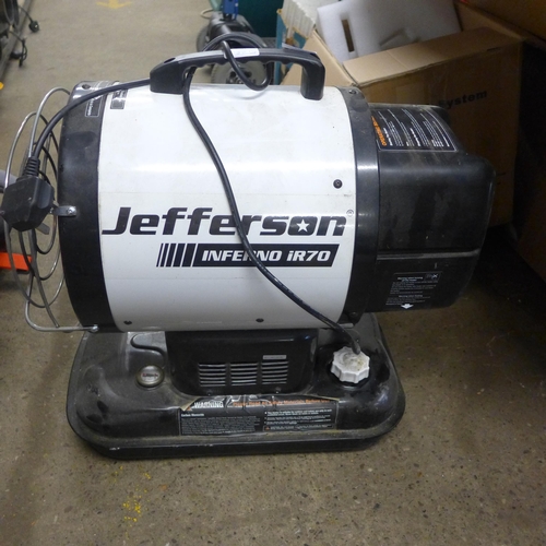 2297 - Jefferson Inferno any fuel site heater - W RRP £250.00