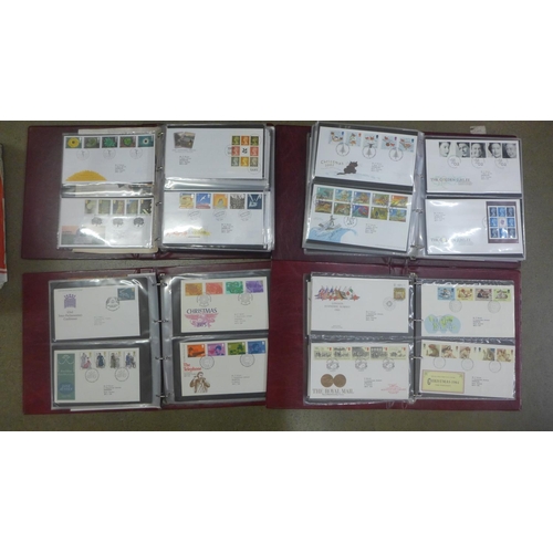 757 - Great Britain collection of first day covers in seven albums and loose 1960's-2009 including many Ro... 