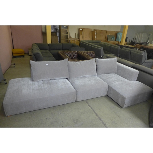 1564 - Macon 3 piece fabric Corner Sofa , Original RRP £1416.66 + vat (4113-7)   * This lot is subject to v... 