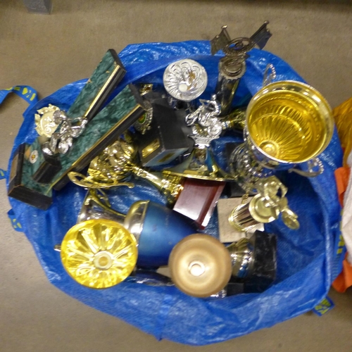 1201 - A collection of motorbike racing trophies **PLEASE NOTE THIS LOT IS NOT ELIGIBLE FOR POSTING AND PAC... 