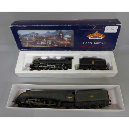 673 - One Hornby and one Bachmann 00 gauge locomotive, B1 61000 and Springbok