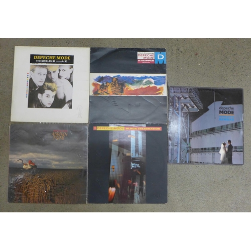 728 - Five Depeche Mode LP records