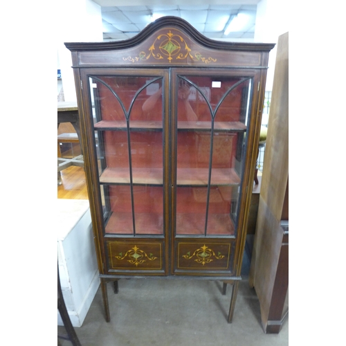 215 - An Edward VII painted mahogany side cabinet