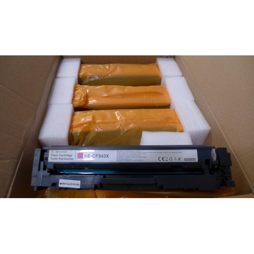 3089 - Box of four 203X replacement toner cartridges