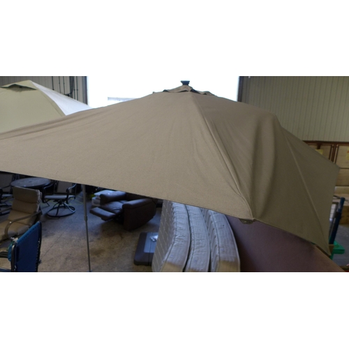 3127 - 11Ft Cantilever Umbrella With Led Lights , Original RRP £3489.99 + vat   (254-7)   * This lot is sub... 