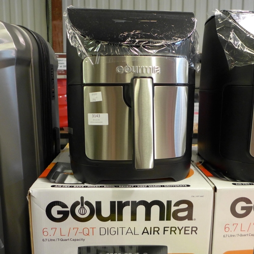 3143 - Gourmia Air Fryer 7Qt      (254-51)   * This lot is subject to vat