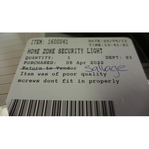 3148 - Home Zone Security Light (Motion Activated)  (254-84)   * This lot is subject to vat