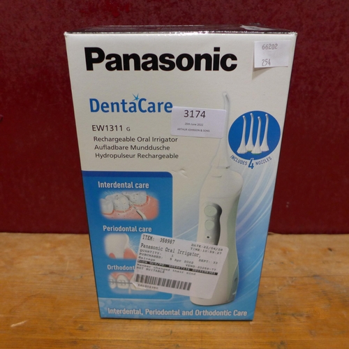 3174 - Panasonic Ew1311 Oral Irrigator              (254-325)   * This lot is subject to vat