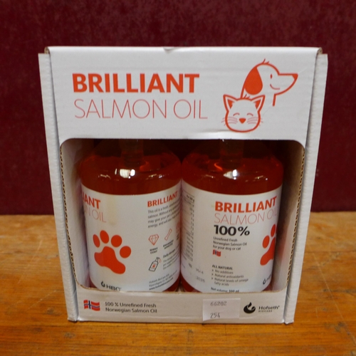 3177 - Brilliant 100% Salmon Oil For Pets  (254-320)   * This lot is subject to vat