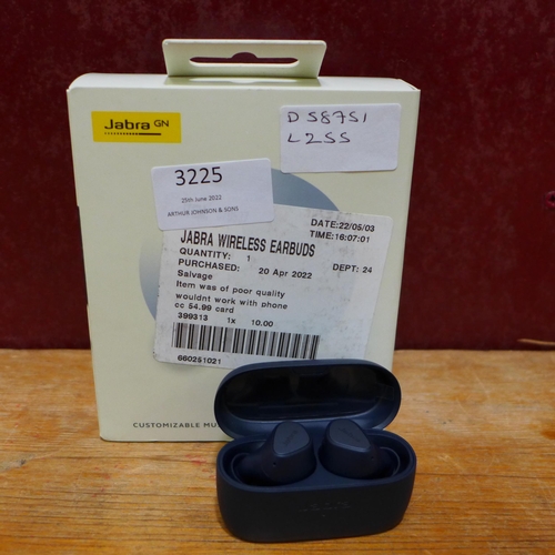 3225 - Jabra Wireless Earbuds  - Elite 3     (255-18)  * This lot is subject to vat