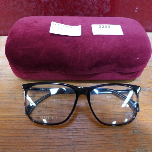 3233 - Gucci Tortoise plastic Glasses (Gg0554O 006 57X16 ) , Original RRP £179.77 + vat    (255-19)  * This... 