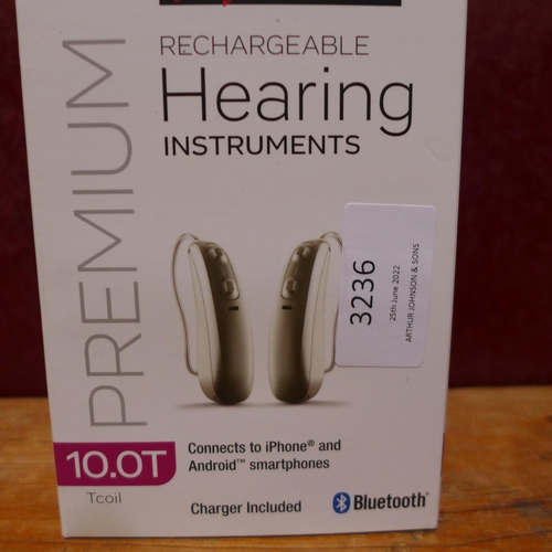 3236 - Ks 10 Hearing Aid Pair , Original RRP £1045.45 + vat      (254-156)   * This lot is subject to vat