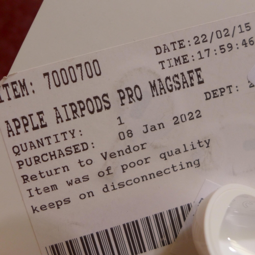 3237 - Apple Airpods Pro Magsafe - Mlwk3Zm/A   , Original RRP £164.99 + vat    (254-159)   * This lot is su... 