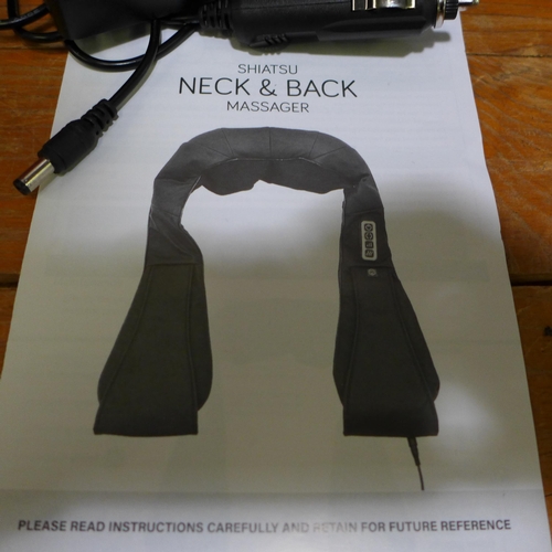 3269 - Wellbeing Shiatsu Neck Massager      (254-132)   * This lot is subject to vat