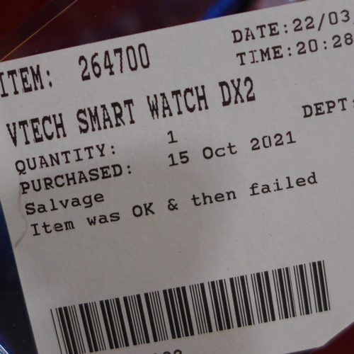 3271 - Vtech Smart Watch Dx2    -Blue   (254-121)   * This lot is subject to vat