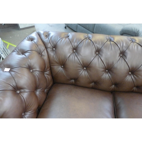 1542 - New Allington 2 Seater Brown leather sofa, Original RRP £1374.91 + vat (4113-36)  * This lot is subj... 