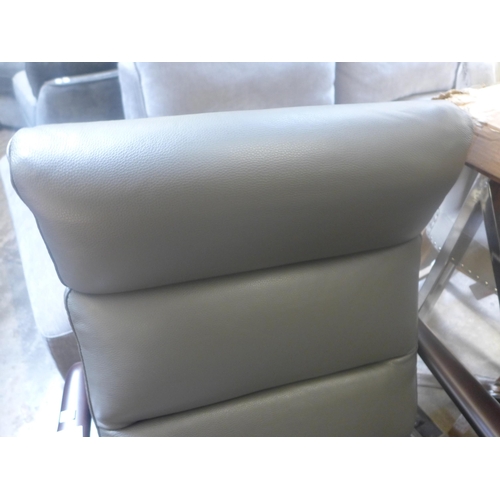 1569 - Kuka Km.A071 Pushback leather recliner, Original RRP £416.66 + vat (4113-31)  * This lot is subject ... 