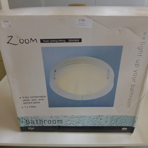 1705 - A ceiling bathroom light