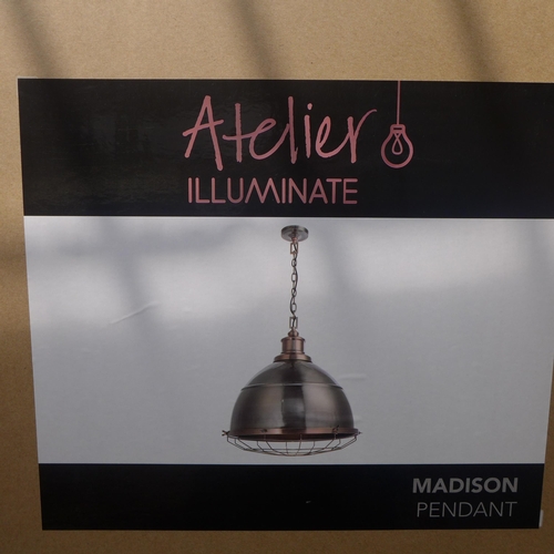 1711 - An illuminated Madison pendant light