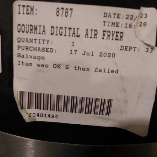 3317 - Gourmia Digital Air Fryer  (254-307)   * This lot is subject to vat