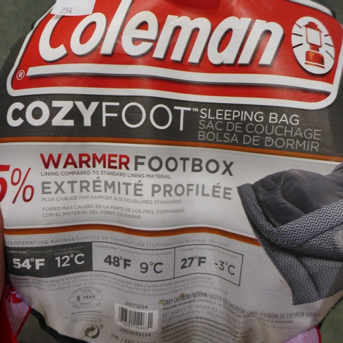 3394 - Coleman Sleeping Bag       (254-589)   * This lot is subject to vat