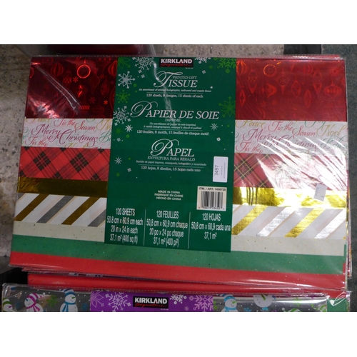 3497 - Kirkland Signature printed gift tissue