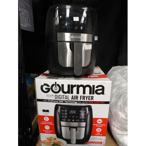 3509 - Gourmia Air Fryer          (250A -263/901)  * This lot is subject to vat