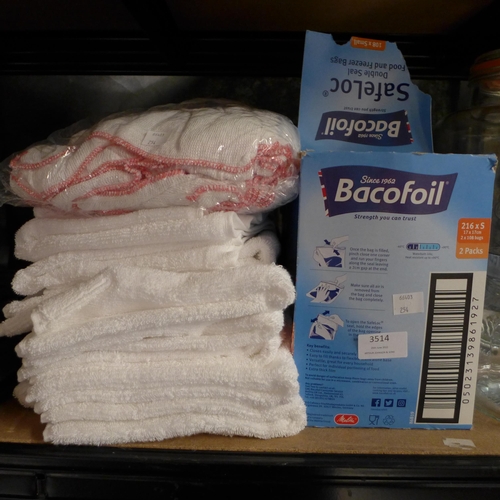 3514 - Optima Proclean Cloths,  Bacofoil Safeloc Bags and Grandeur Hand Towels   (254-359,363,395)   * This... 