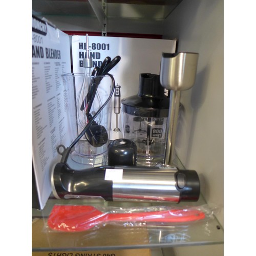 3066 - Hand blender with accessories, model HB-8001