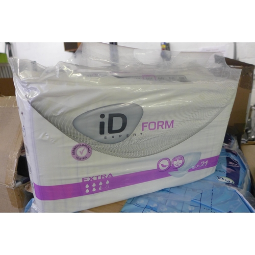 2108 - Seven packs of various Hygienic pads, sealed