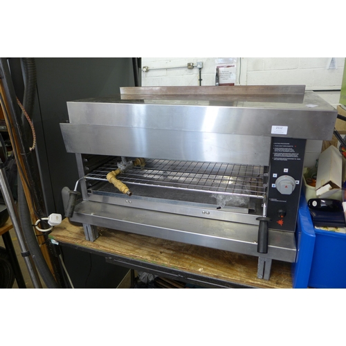 2112 - Zanussi Salamander commercial gas grill