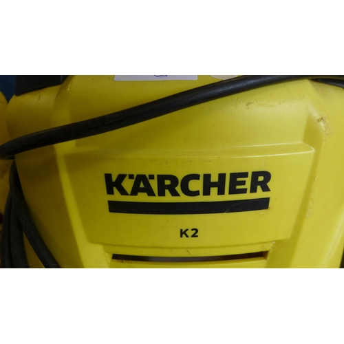 2206 - Karcher K2 pressure washer base unit (no lance)