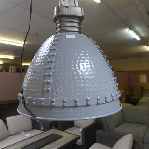 1700 - An large industrial style pendant light