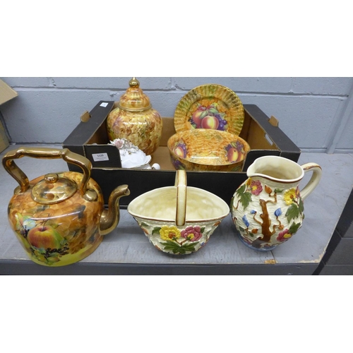 1129 - Decorative china including hand painted and Indian Tree**PLEASE NOTE THIS LOT IS NOT ELIGIBLE FOR PO... 