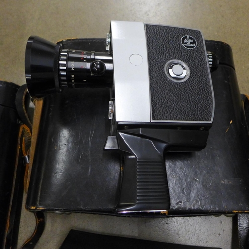 1131 - Three Bolex cine cameras, Russian Tento 20x60 binoculars and two other cine cameras**PLEASE NOTE THI... 