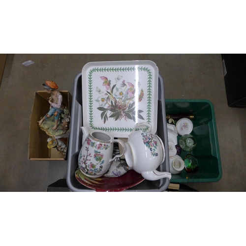 1141 - China and glassware, including paperweights**PLEASE NOTE THIS LOT IS NOT ELIGIBLE FOR POSTING AND PA... 