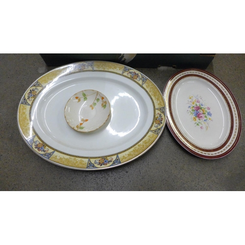 1144 - Assorted Victorian plates and later plates**PLEASE NOTE THIS LOT IS NOT ELIGIBLE FOR POSTING AND PAC... 