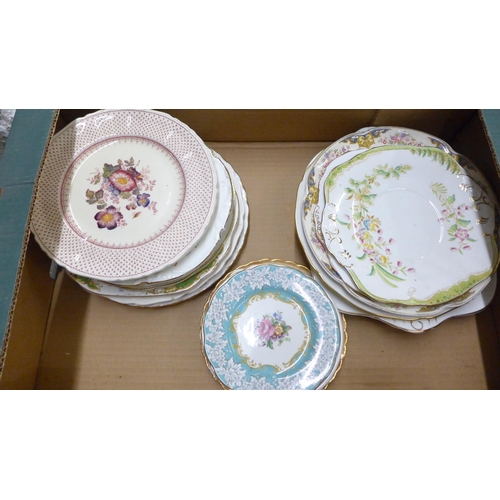 1144 - Assorted Victorian plates and later plates**PLEASE NOTE THIS LOT IS NOT ELIGIBLE FOR POSTING AND PAC... 