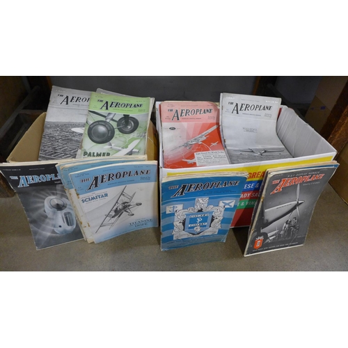 1158 - A collection of aviation publications, 1930-1939, The Aeroplane 120 issues and Flight 30 issues**PLE... 