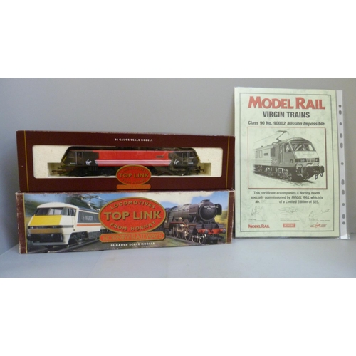 614 - Two boxed Hornby 00 gauge locomotives