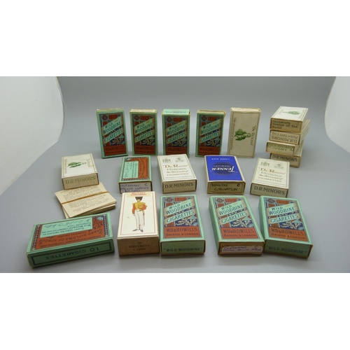 642 - A collection of cigarette cards