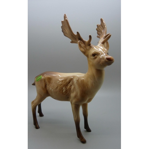 655 - A Beswick model of a stag