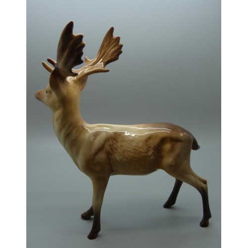 655 - A Beswick model of a stag